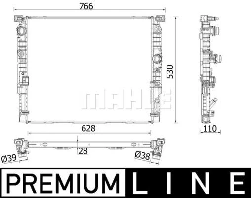 MOTOR SU RADYATORU PREMIUM LINE BMW B48 G30 F90 G31 G32 G11 G12