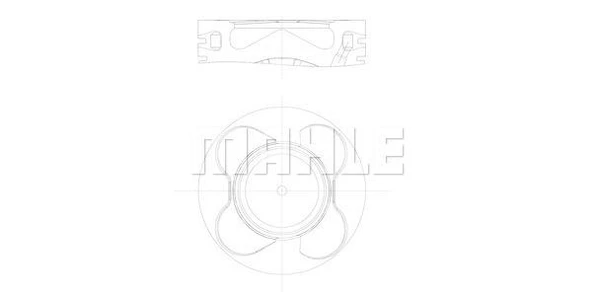 PISTON SEGMAN 84mm STD BMW M57 N2 E53 E60 E90 E65 E83 E70 E71 E72