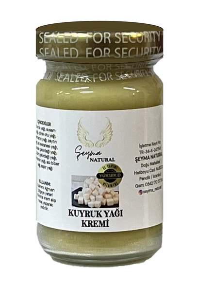 ŞEYMA NATURAL KUYRUK YAĞI KREMİ 105 CC