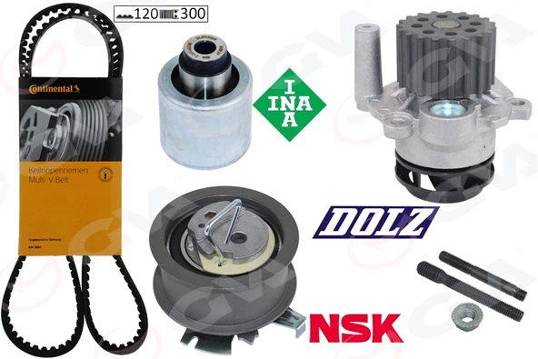 DEVİRDAİMLİ TRİGER SETİ 120x300 T5-CADDY-PASSAT-JETTA-GOLF-POLO-A3-LEON 1.4-1.9TDI BJB-AXB-AMF-BLS