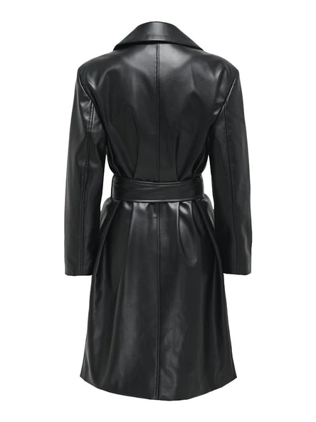 Only Bına Faux Suni Deri Kadın Trençoat 15326827 - 2