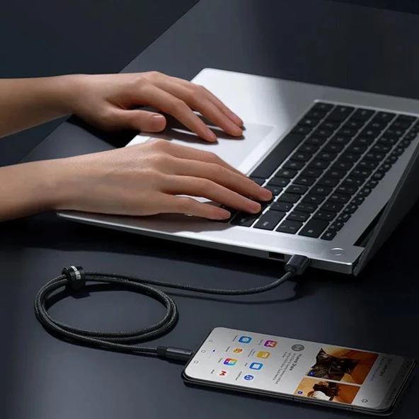 Baseus Minimalist Series 100W USB to Type-C Hızlı Data Şarj Kablosu 1mt - 6
