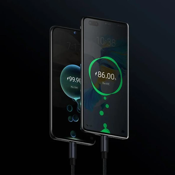 Baseus Minimalist Series 100W USB to Type-C Hızlı Data Şarj Kablosu 1mt - 4