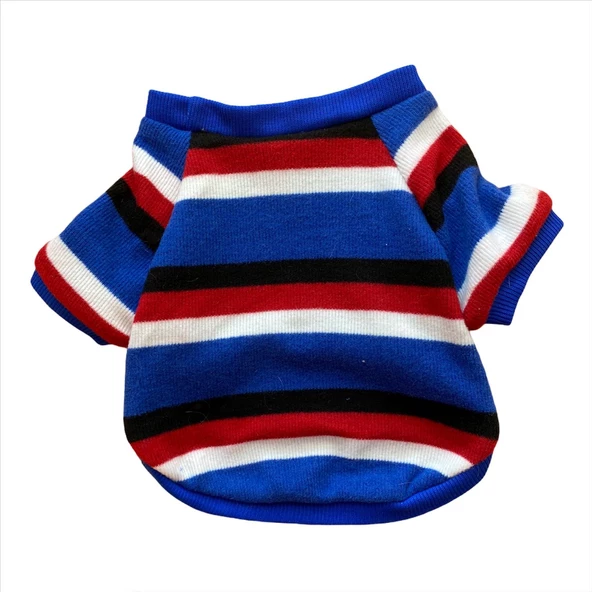 Tommy Colours Oval Yaka Tişört Köpek Kıyafeti Köpek Elbisesi - 6