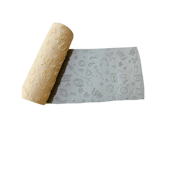 hamur şekillendirici,desenli merdane,seramik ve kil şekillendirici - 2