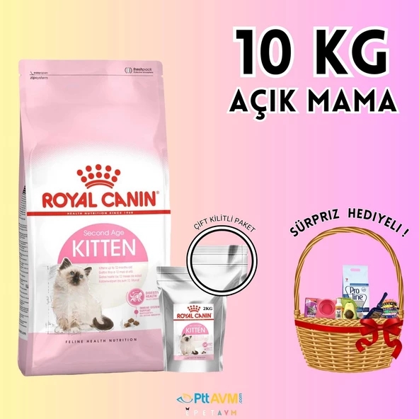 Royal Canin Kitten 36 Yavru Kedi Maması 8+2 Açık Mama - HEDİYELİ PAKET