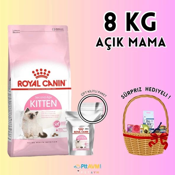 Royal Canin Kitten 36 Yavru Kedi Maması 8 KG Açık Mama - HEDİYELİ PAKET