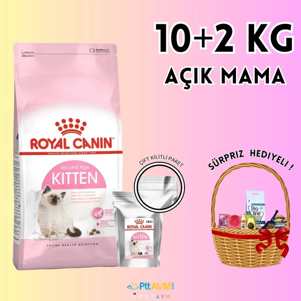 Royal Canin Kitten 36 Yavru Kedi Maması 12 KG Açık Mama - HEDİYELİ PAKET