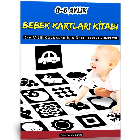 0-6 AYLIK Bebek Kartları Kitabı (Laminasyonlu) ürün görseli 1