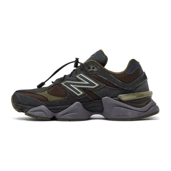 New Balance 9060 Blacktop Dark Moss - Resim 3