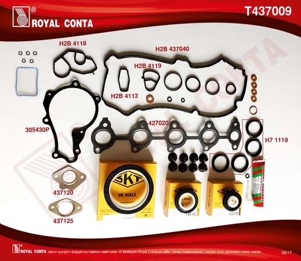 MOTOR TAKIM CONTA SKT KEÇELİ/SUB.LASTİKLİ/SKC SİZ FIESTA 02 08 FUSION 02 08 1.4 TDCI 206- 307 C3-C2-C3I-C3II-C3III-XSARAII-NEMO-206-207-307-BIPPER DV4 1.4HDI MAZDA 2 1.4 CD 03 07