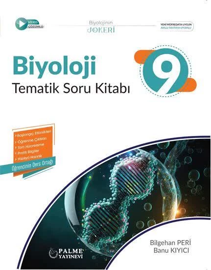 Palme 9. Sınıf Joker Biyoloji Soru Kitabı 2025