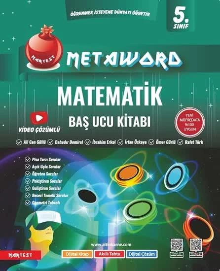 Nartest 5.Sınıf Metaword Matematik Soru Bankası 2025