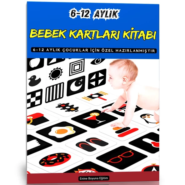 6-12 AYLIK Bebek Kartları Kitabı (Laminasyonlu) - 1