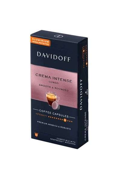 Davidoff Nespresso Uyumlu Kapsül Kahve Crema Intense 2 x 10 adet - 3