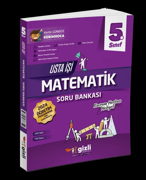 Gizli 5.Sınıf Matematik Usta İşi Soru Bankası 24