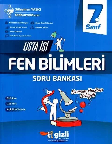 Gizli 7.Sınıf Usta İşi Fen Bilimleri Soru Bankası 2025