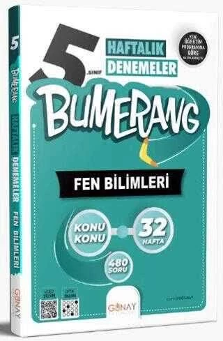 Günay 5.Sınıf Bumerang 32 Haftalık Fen Bilimleri Denemeleri 2025
