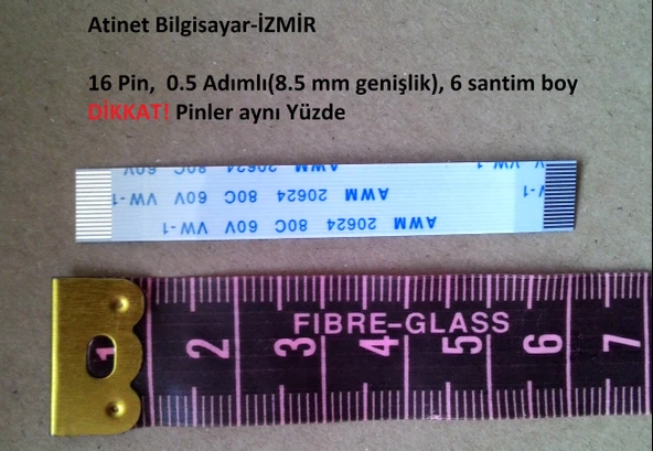 Awm 20624 80C 60V Vw-1 Flex Kablo 16 Pin 6Cm 16-0.5-6A