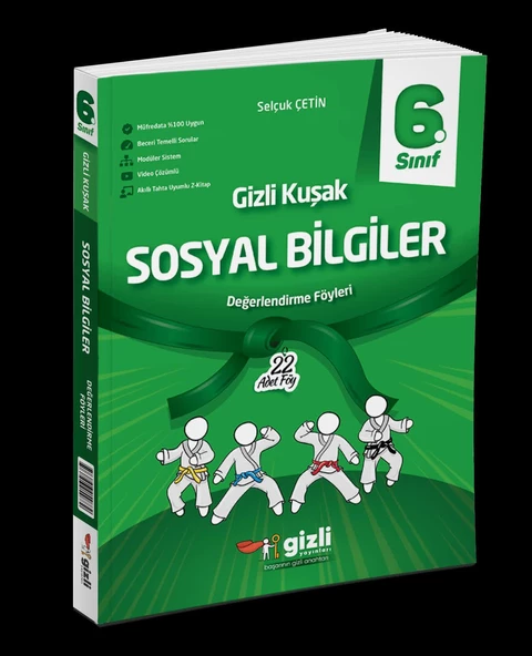 Gizli 6.Sınıf Sosyal Bilgiler Gizli Kuşak Serisi 24