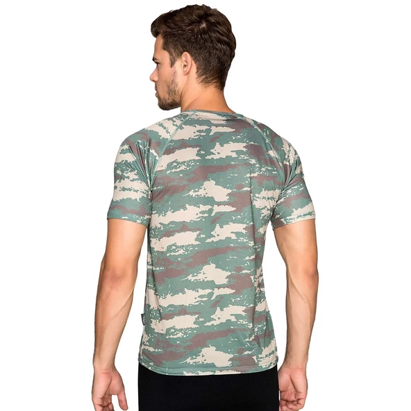 MicroFiber T-Shirt - Thermoform - Army - Yeşil - Resim 2