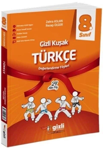 Gizli 8.Sınıf Türkçe Kuşak Serisi Soru Bankası 2025