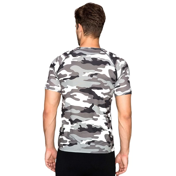 MicroFiber T-Shirt - Thermoform - Army - Gri - Resim 2