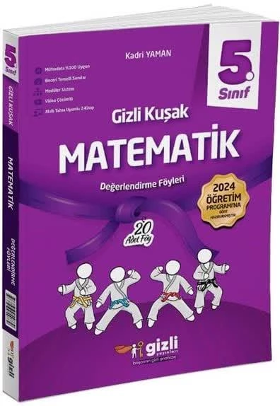 Gizli 5.Sınıf Matematik Gizli Kuşak Serisi 24