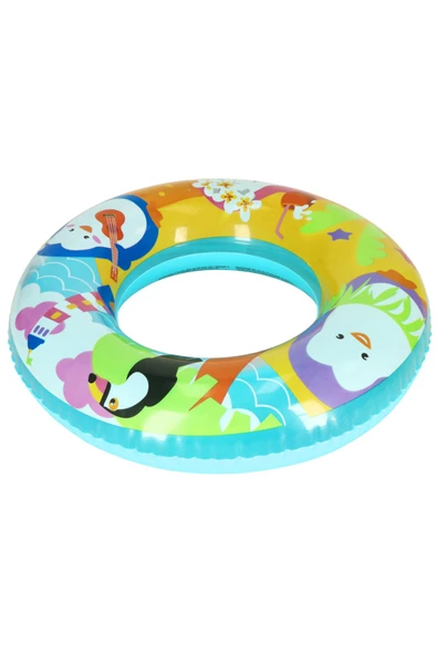 Deniz Dünyası Desenli 51 cm Simit ile Çocuklar Suyla Oynamayı Sevecek! - 2