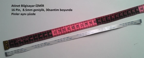 Awm 20624 80C 60V Vw-1 Flex Şerit Kablo 16 Pin 30 Cm 16-0.5-30A - 2