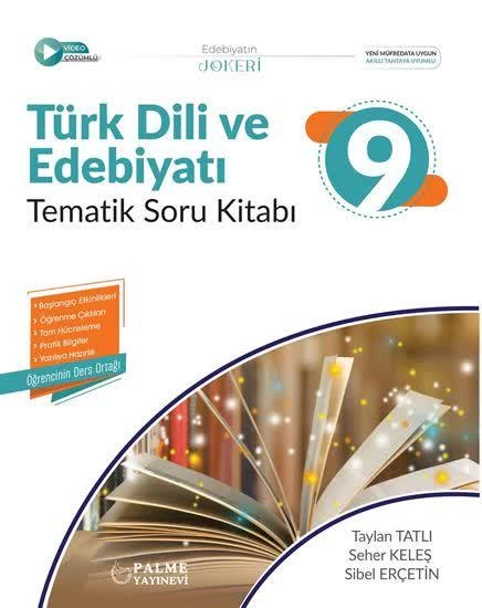 Palme 9. Sınıf Joker Türk Dili Ve Edebiyatı Soru Kitabı 2025
