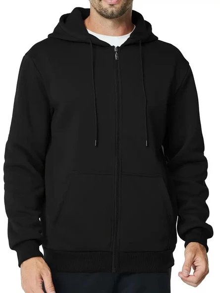 Erkek Kapüşonlu Fermuarlı Sweatshirt 6549 BGL-ST04026 ürün görseli