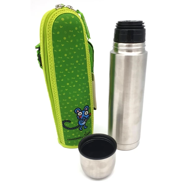 Laken Çelik 18/8 Termos+Neopren Kılflı 0,50L - Verde Raton LKK1800.05-VR - 3