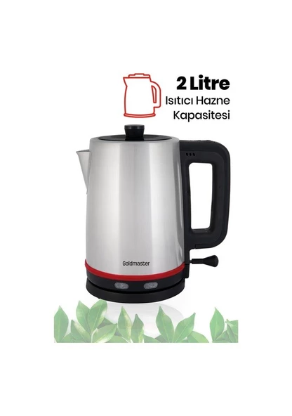 Goldmaster IN-6340 Joy Tea 2 L Çay Makinesi ve Su Isıtıcı - 6