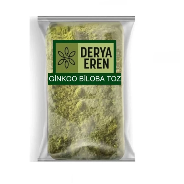 Ginkgo Biloba Yaprağı Öğütülmüş (Mabed Ağacı) Ginko Toz 250 gr, Derya Eren