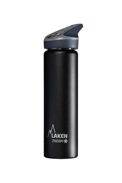 Laken Çelik 18/8 Jannu Termos Şişe 0,75L - Siyah LKTJ7N