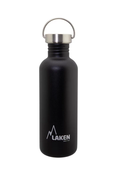Laken Çelik 18/8 Vintage Basic Şişe 1L - Siyah LKBSH100NE