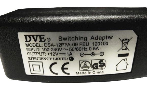 DVE 12V 1A Modem ve Arduino Uyumlu Plastik Kasa Priz Tipi Adaptör DSA-12PFA-09 FEU - 3