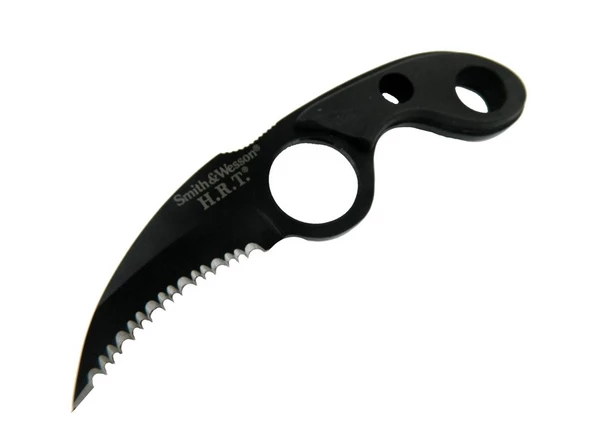 W HRT2 Tırtıklı Karambit 17 cm - Özel Kılıflı