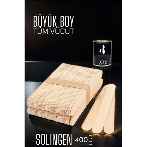 ModaCar 4 ADET Ağda Spatulası Solingen BÜYÜK BOY 100 ADET 719550 Toptan Paket