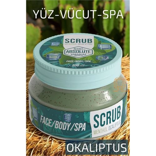 ModaCar 4 ADET Mentol Ocaliptus Scrub Peeling Nano Absolute Professional 719476 Toptan Paket