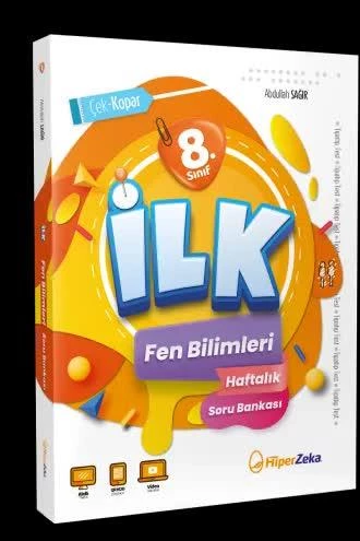Hiper Zeka 8.Sınıf İlk Fen Bilimleri Haftalık Soru Bankası 2025