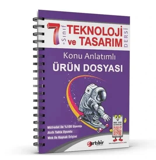 Artıbir 7. Sınıf Teknoloji ve Tasarım Defter
