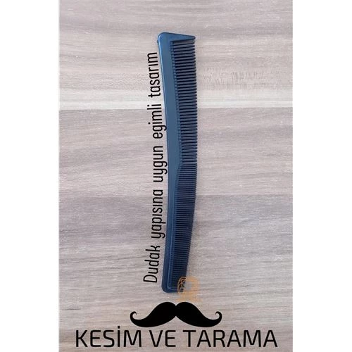 ModaCar Bıyık Kesim ve Tarama Tarağı Eğimli Bıyık Tarağı