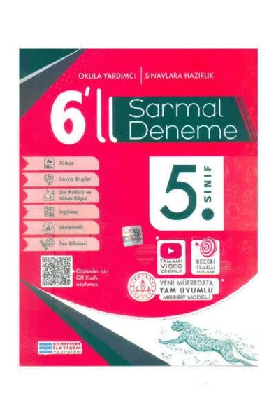 Evrensel İletişim 5.Sınıf Sarmal 6`lı Deneme Sınavı 2025