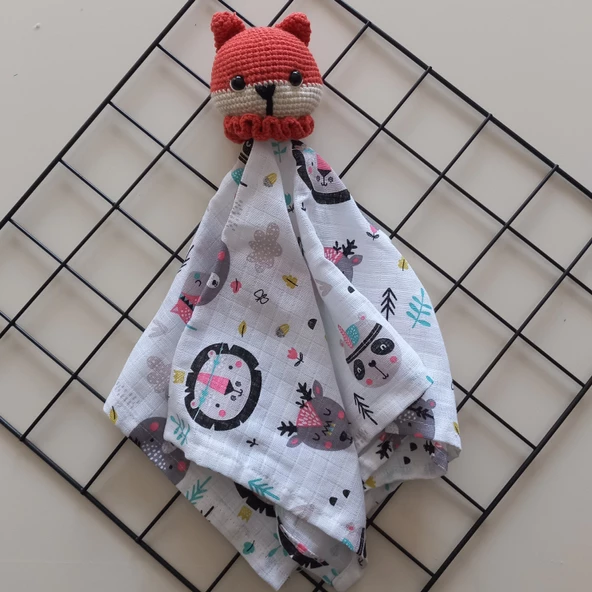 MARS BABY Bebek Amigurumi Örgü Çıngırak Çadır Uyku Arkadaşı