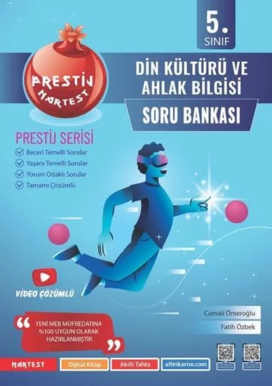 Nartest 5.Sınıf Prestij Din Kültürü Ve Ahlak Bilgisi Soru Bankası