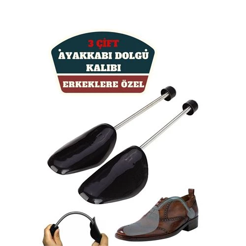 ModaCar 4 ADET Erkek 39 46 Ayakkabı Dolgu Kalıbı 3 Çift 711525 Toptan Paket