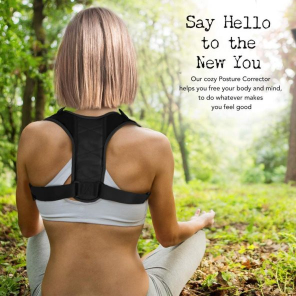 Ortopedik Dik Duruş Korsesi Kamburluk Önleyici Korse Sırt Korsesi - Resim 5