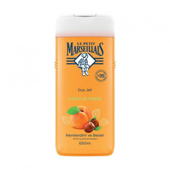 Le Petit Marseillais Banyo ve Duş Jeli Kayısı,Fındık 650 ml - 2